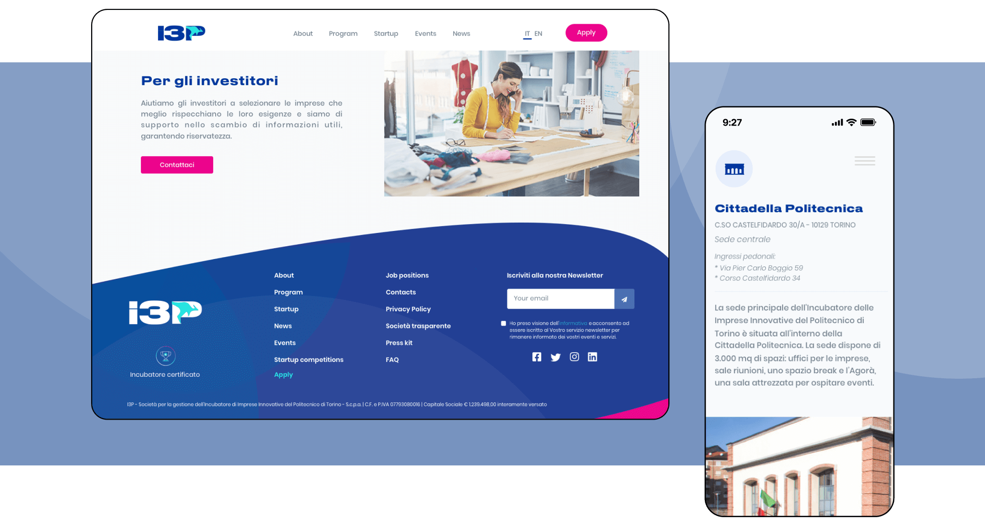 BitBoss progetto I3p desktop e mobile