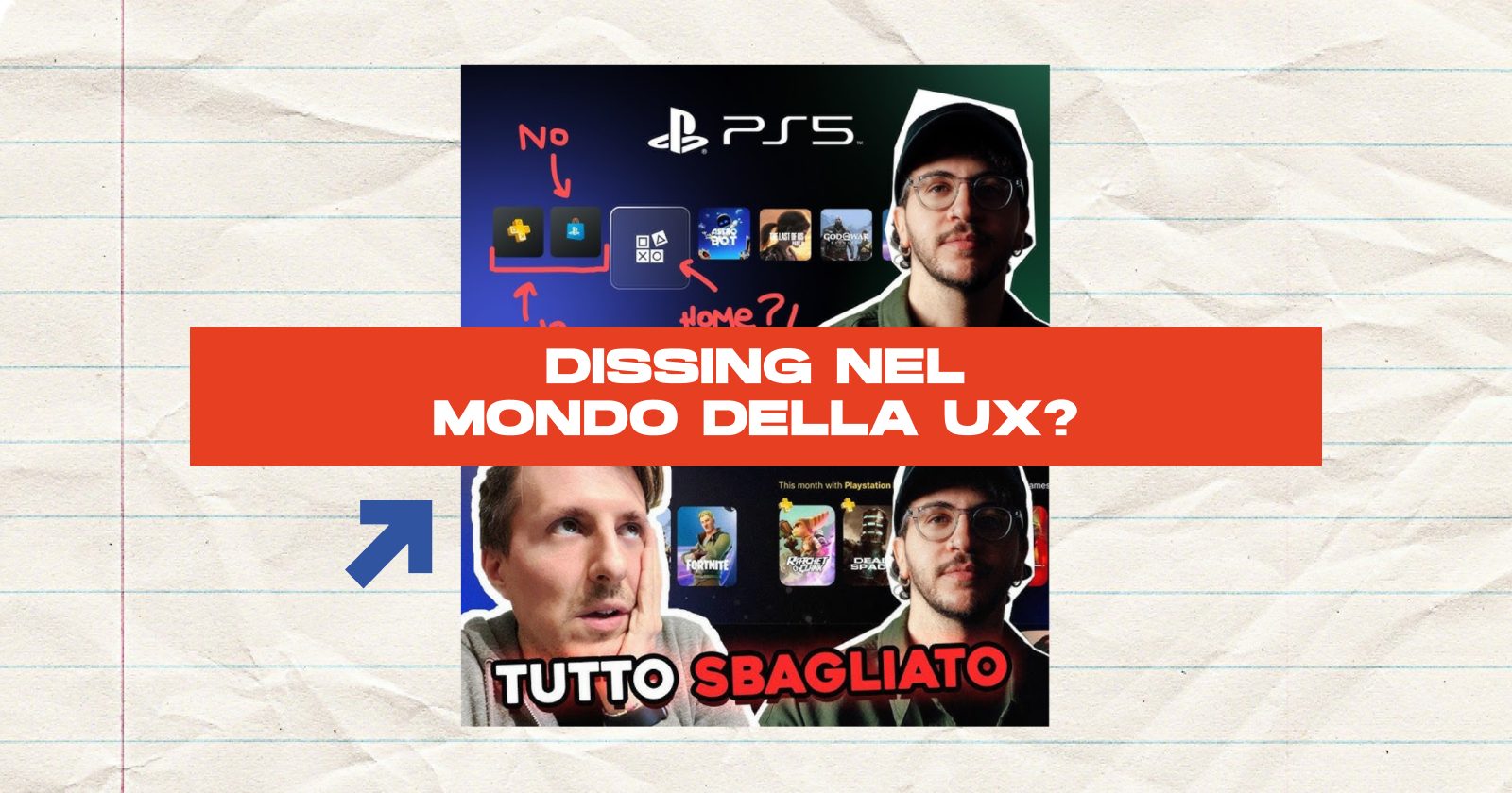 Meme con frase: Dissing nel mondo della UX